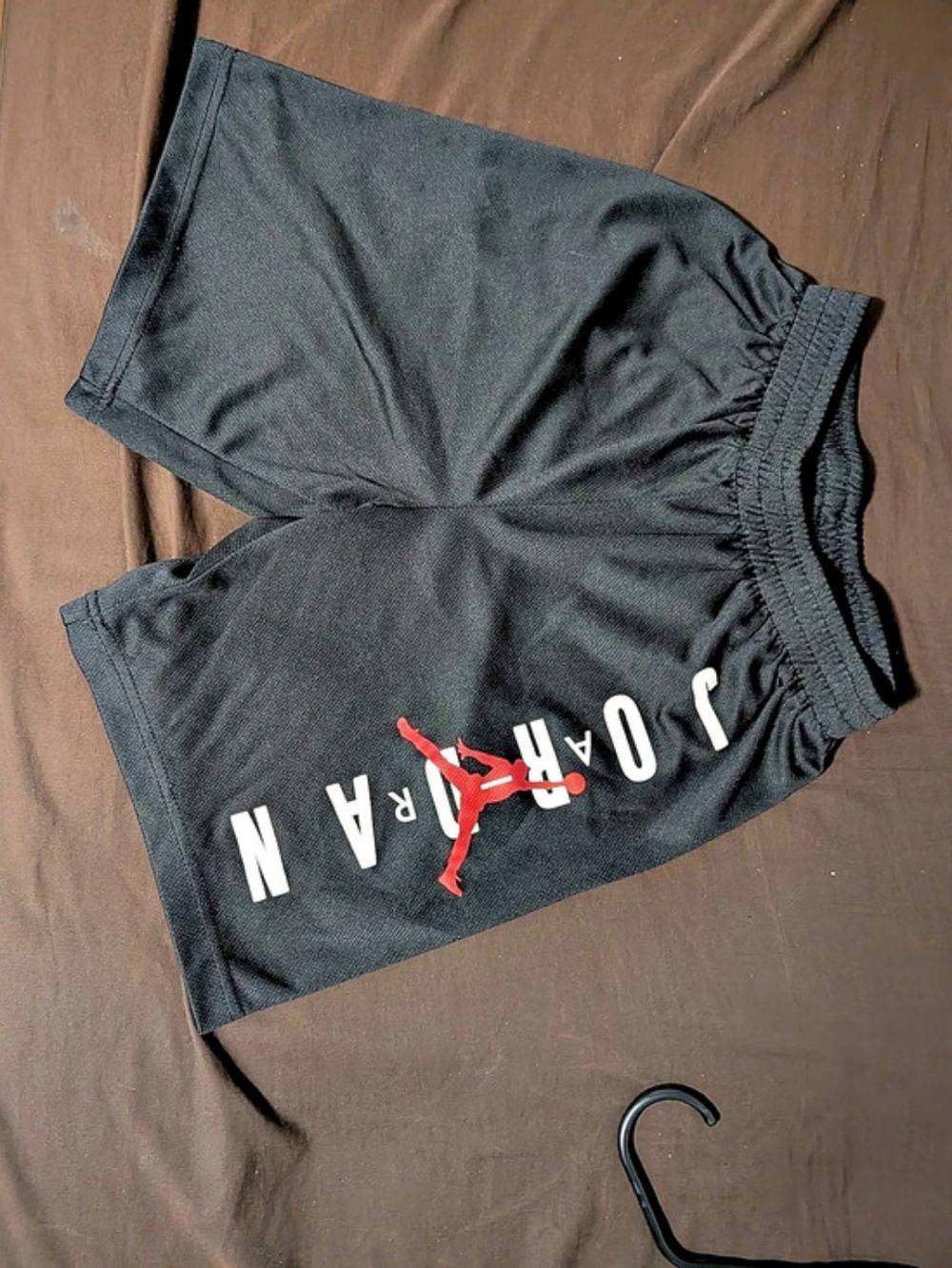 Jordan Boys Mesh Athletic Shorts Black Boys Medium